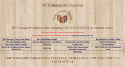 Desktop Screenshot of mcb-supplies.co.uk